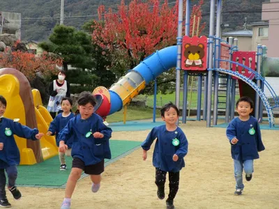 広い園庭